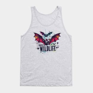 Protect Wildlife Bats Tank Top